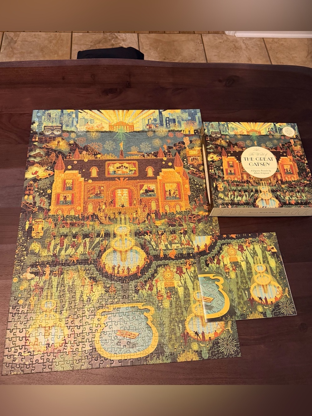The World of The Great Gatsby 1000 Pieces Puzzle Adam Simpson Laurence King
